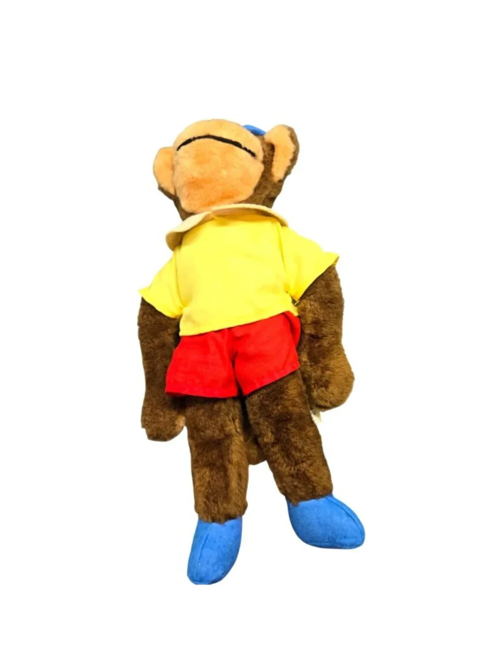 Vintage 1977 Eden Zephir the Monkey Babar Plush Stuffed Animal Toy 18
